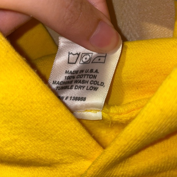 NOON GOONS Yellow Logo Hoodie - Picture 7 of 8